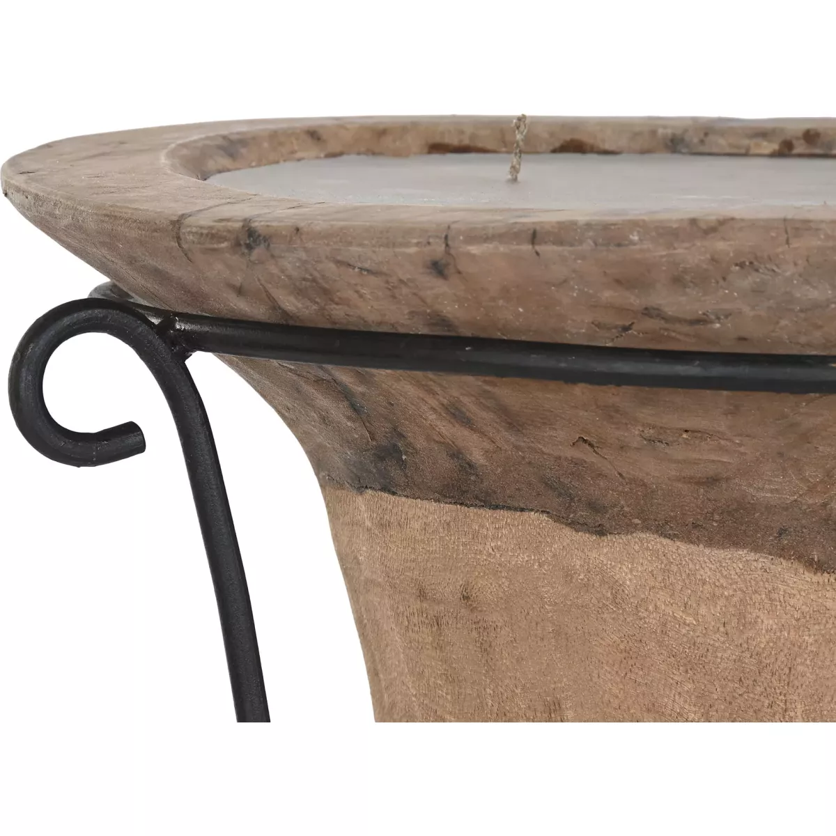 Bougie sur pied Teck h66