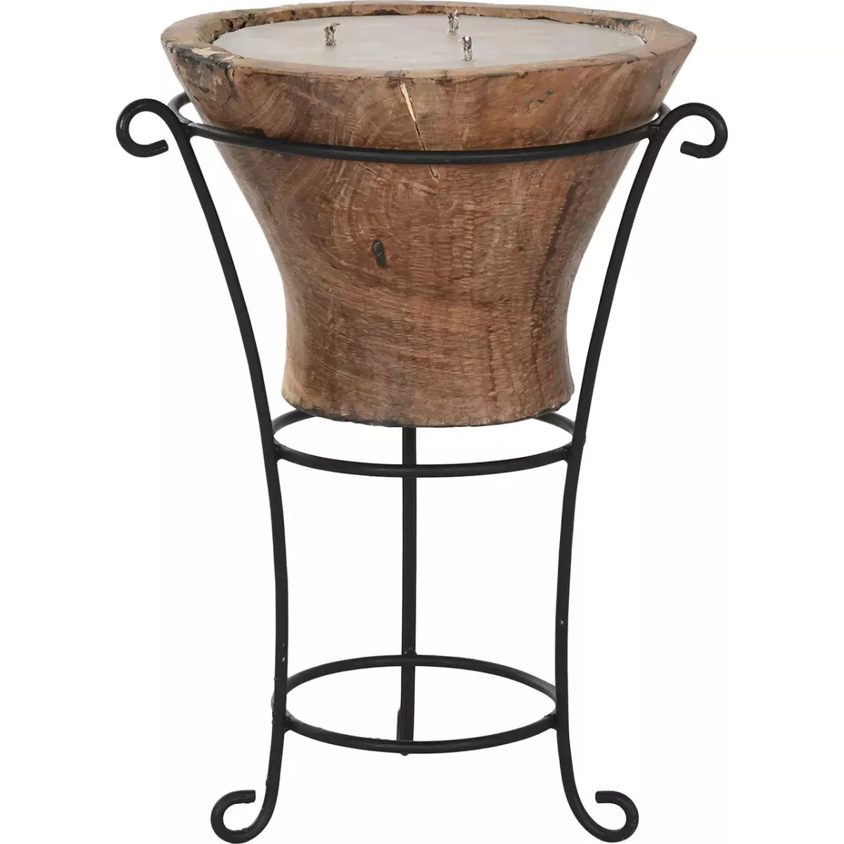 Bougie sur pied Teck h66