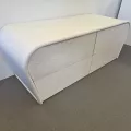 Meuble TV Rotin Nui Blanc