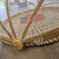 Plateau et Cloche  à fromage décors fraise 40cm
