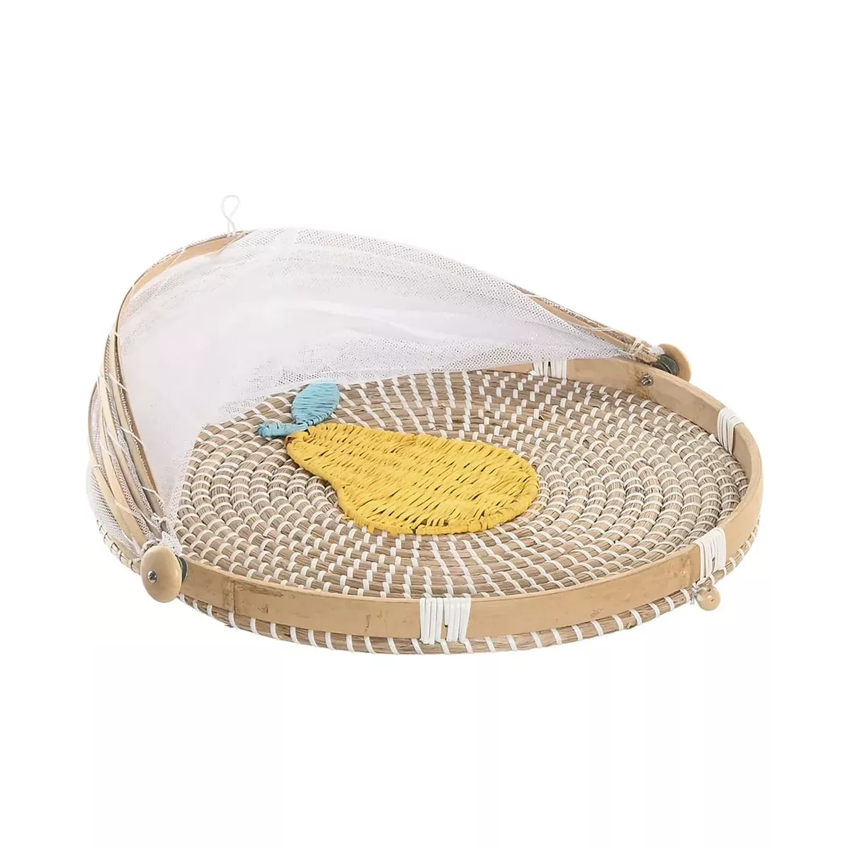 Plateau et Cloche  à fromage décors poire 40cm