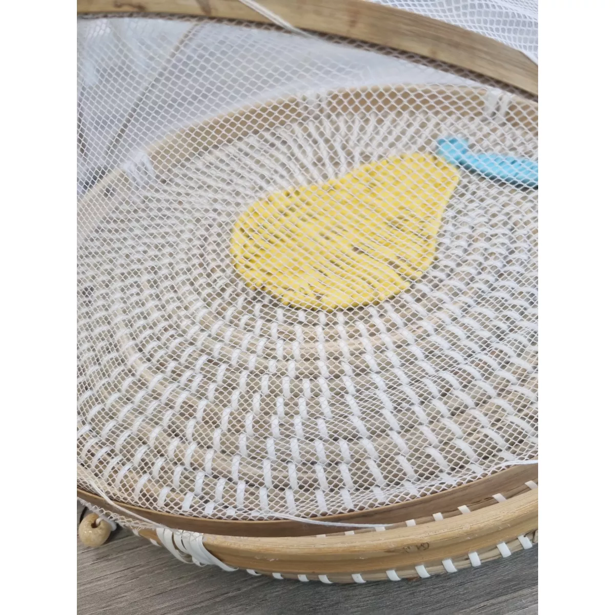 Plateau et Cloche  à fromage décors poire 40cm