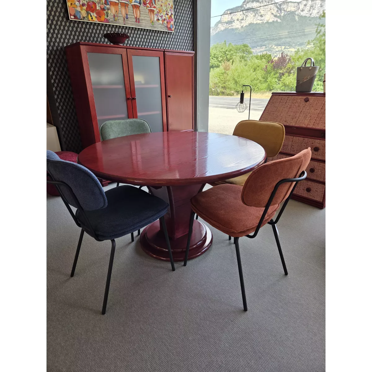 Table Talia Ronde Prune