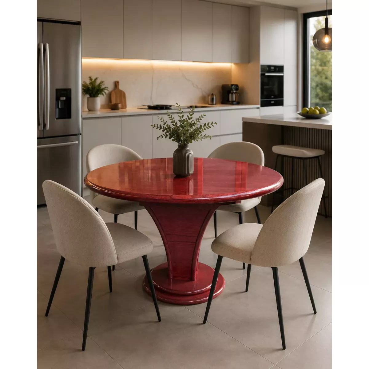 Table Talia Ronde Prune