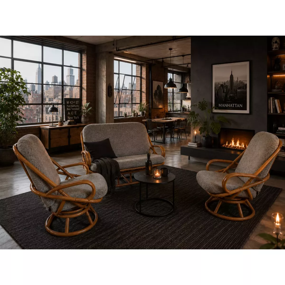 Fauteuil Relax Cannelle