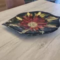 Coupe en verre Fleur 56cm
