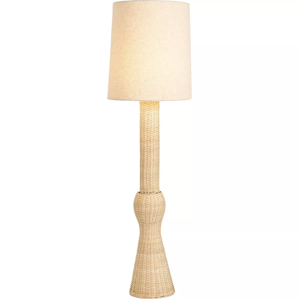 Lampadaire en Rotin Tressé Abou h157
