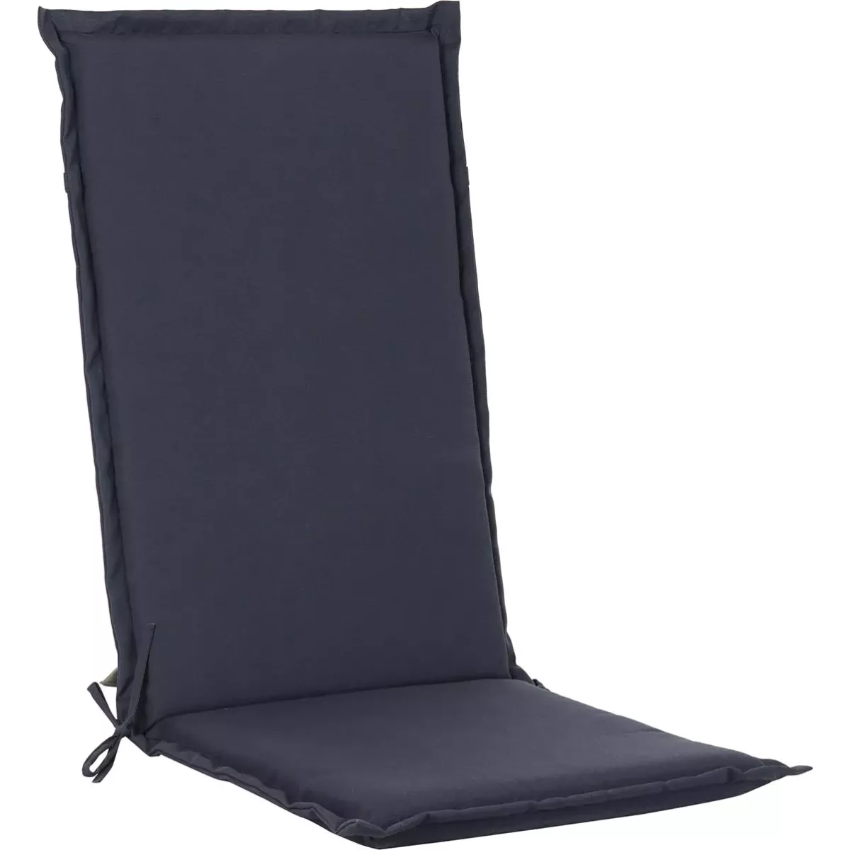 Coussin Odile Gris Foncé pour Fauteuil Grand Père Haut Dossier, Eclisse