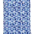 Coussin Odile Bleu/Blanc pour Fauteuil Grand Père Haut Dossier, Eclisse