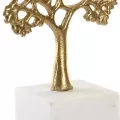 Figurine  Arbre en Aluminium Doré H.23