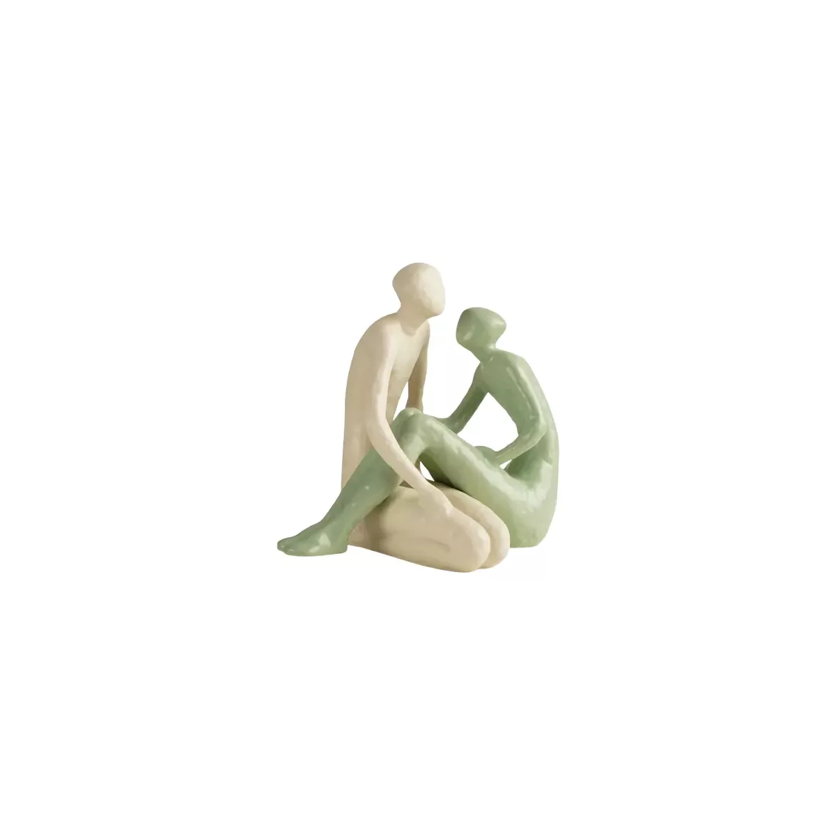 Couple Zen Beige et Vert