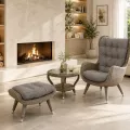 Fauteuil Vino Résine Taupe