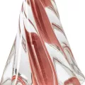 Sapin en Verre Rouge h24