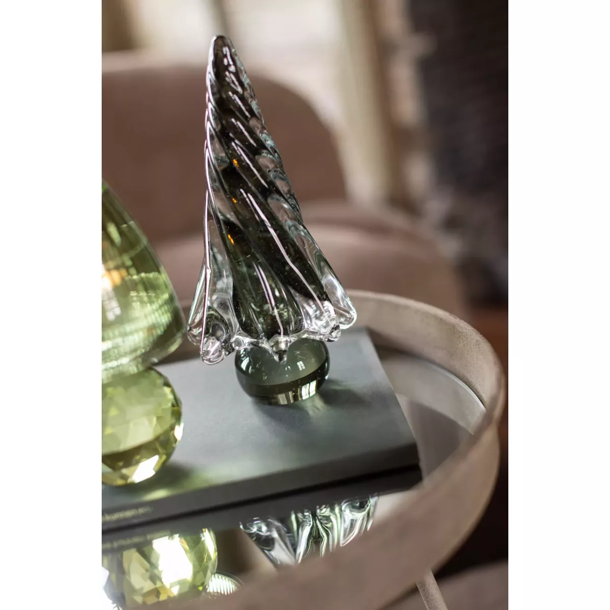 Sapin en Verre Vert h24
