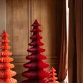 Sapin en Papier Rouge h180