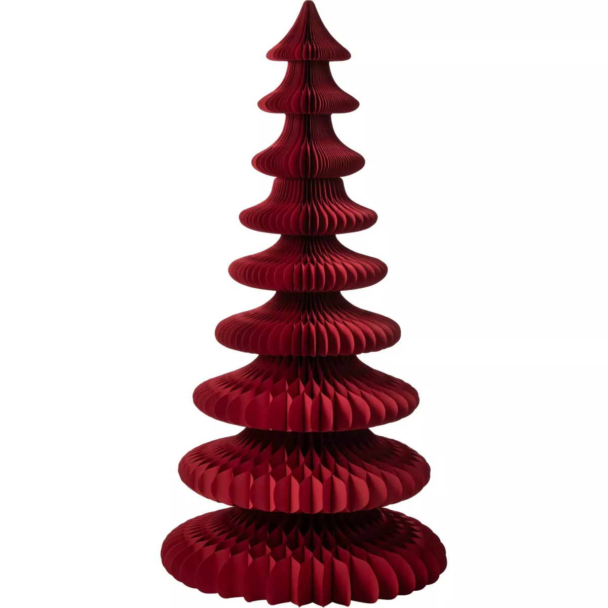 Sapin en Papier Rouge h180