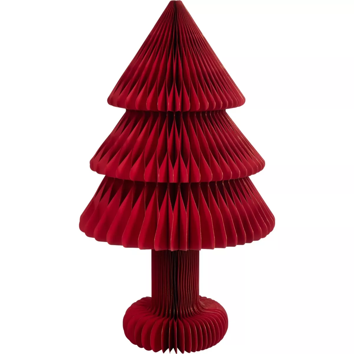 Sapin en Papier Rouge h100