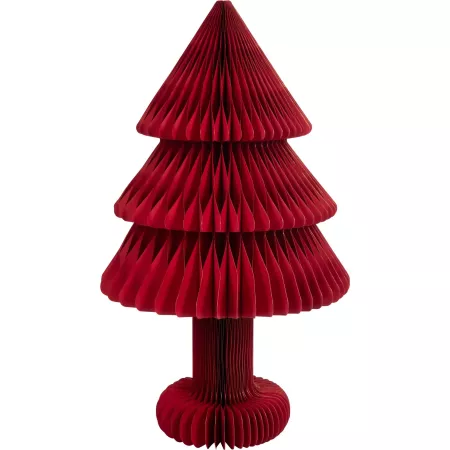 sapin en papier pliable rouge h100