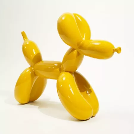 chien ballon zeff jaune