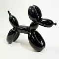 Statue Chien Ballon Zeff Noire