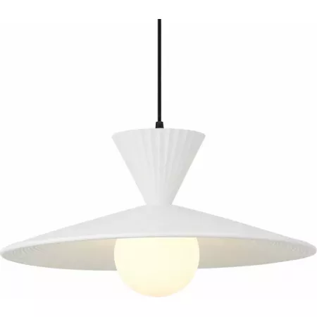 suspension céramique blanche 45x45