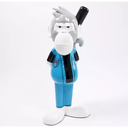 Statue Singe batte de baseball h60cm