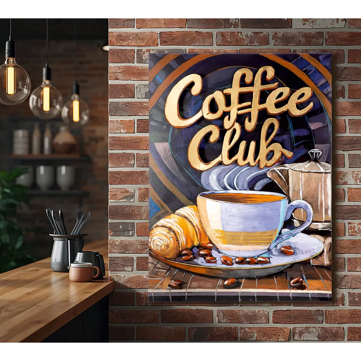 Tableau Métal Coffee