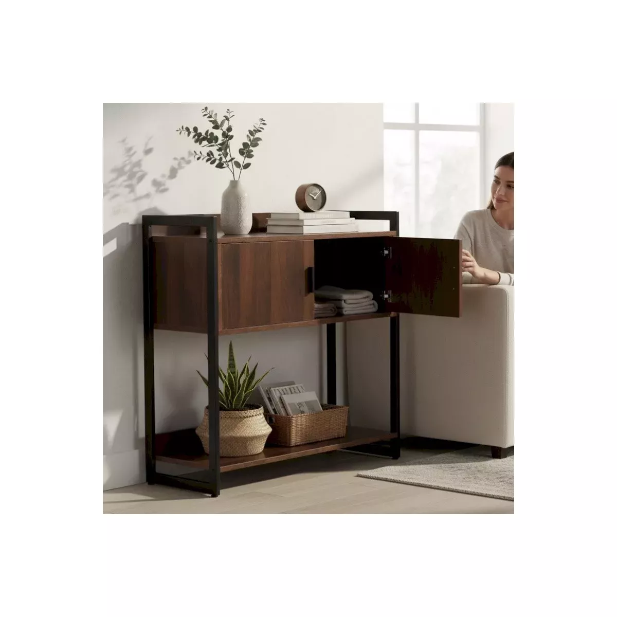 Console Fostine 2 portes h80