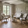 Salon Sydney Gris Canapé 2P + 2 Fauteuils