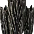 Vase Fleur Bleu Pétrole h36