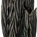 Vase Fleur Bleu Pétrole h36