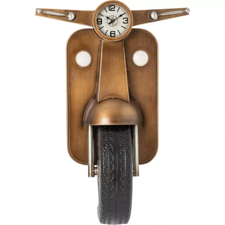 horloge métal scooter h85cm