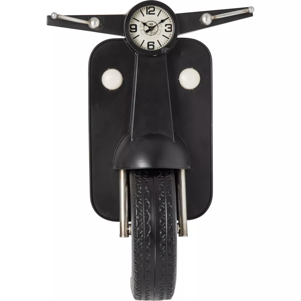 Horloge Métal Scooter Noir h85