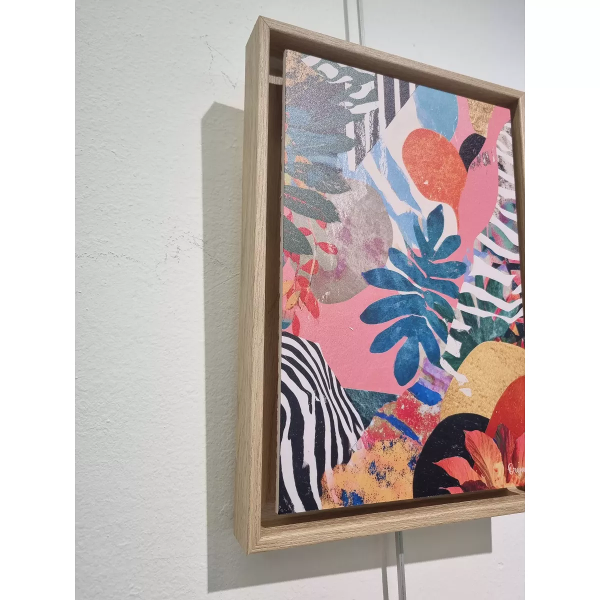 Tableau Orya Fleurs Colorées 23x33