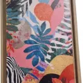 Tableau Orya Fleurs Colorées 23x33