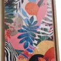 Tableau Orya Fleurs Colorées 23x33