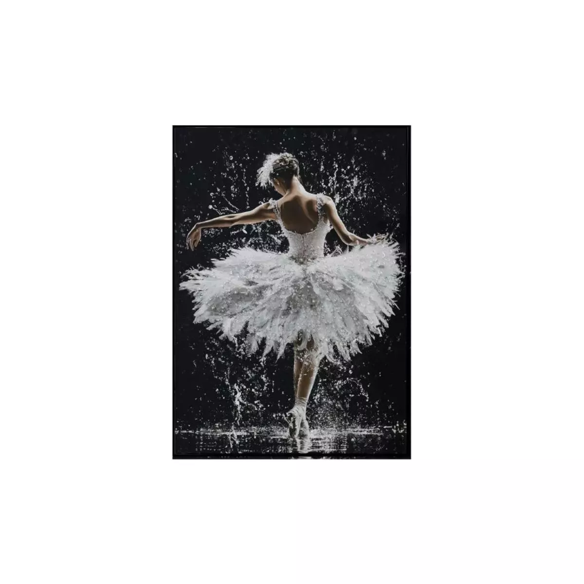 Tableau Danseuse en Mouvement avec Cristaux