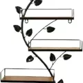 Etagère Murale Métal Feuille h80