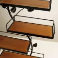 Etagère Murale Métal Feuille h80