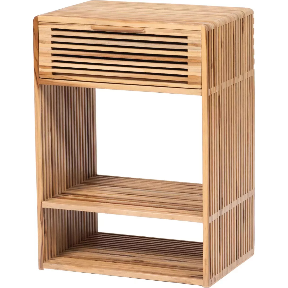 Chevet Teck Calopsite  1 tiroir 45x60h