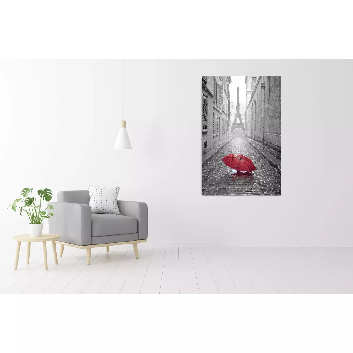 Tableau Paris/Parapluie 80x120