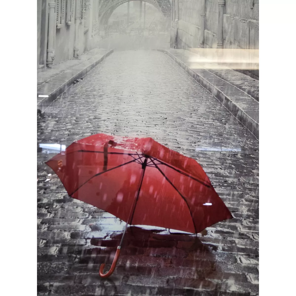 Tableau Paris/Parapluie 80x120