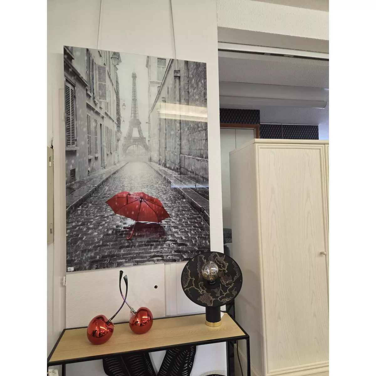 Tableau Paris/Parapluie 80x120