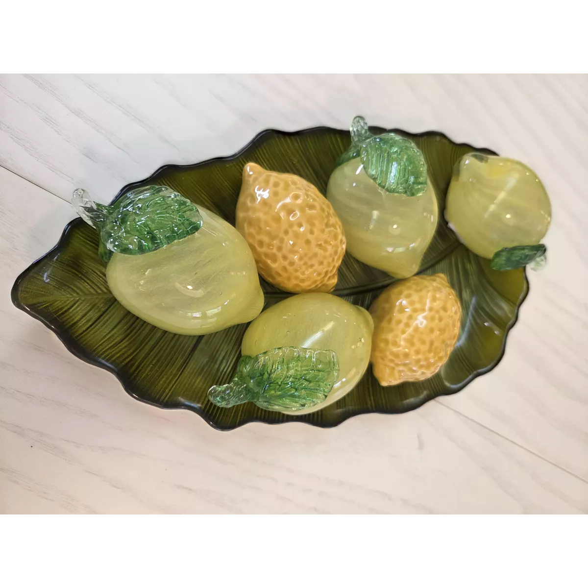 Citron pate de verre 10x6
