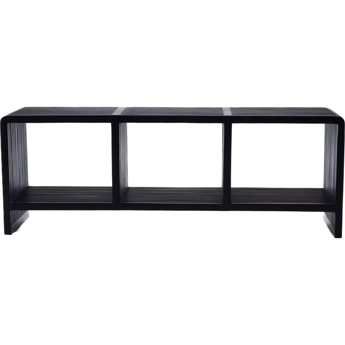 Banc Calopsite Teck 114 cm Noir