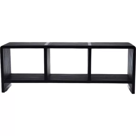 Banc teck noir calopsite