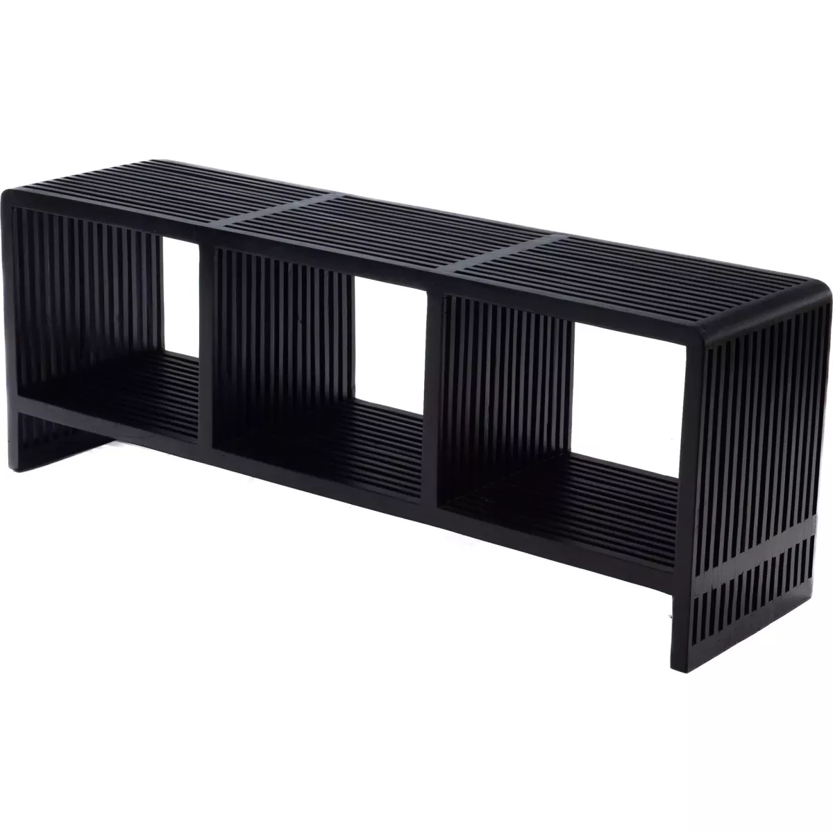 Banc Calopsite Teck 114 cm Noir