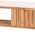 Banc Calopsite Teck 114cm