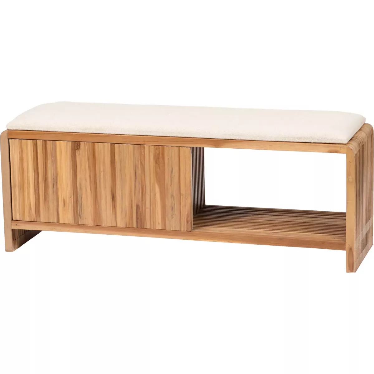 Banc Calopsite Teck 114cm