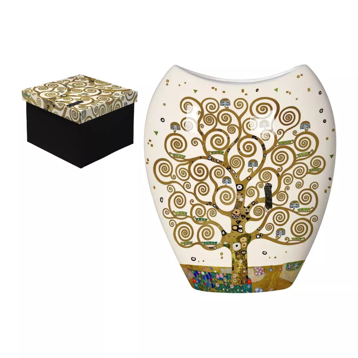 Vase Arbre de Vie Klimt h.25cm